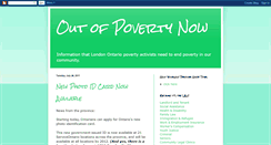 Desktop Screenshot of outofpovertynow.blogspot.com