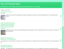 Tablet Screenshot of outofpovertynow.blogspot.com