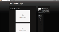 Desktop Screenshot of coloredwritings.blogspot.com