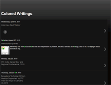 Tablet Screenshot of coloredwritings.blogspot.com