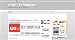 Desktop Screenshot of docente2punto0.blogspot.com