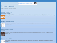 Tablet Screenshot of docente2punto0.blogspot.com