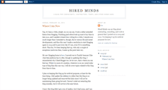 Desktop Screenshot of hiredminds.blogspot.com