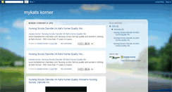 Desktop Screenshot of mykatskorner.blogspot.com