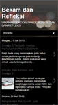 Mobile Screenshot of bekamdanrefleksi.blogspot.com