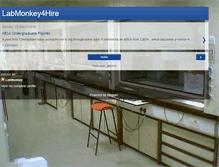 Tablet Screenshot of labmonkey4hire.blogspot.com