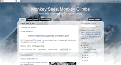 Desktop Screenshot of monkeyclimbs.blogspot.com