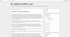 Desktop Screenshot of drjekyllandmrslow.blogspot.com