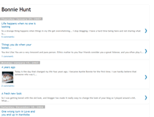 Tablet Screenshot of bonniehunt.blogspot.com