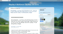 Desktop Screenshot of mayday4mckinnondaymay3rd2010.blogspot.com