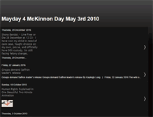 Tablet Screenshot of mayday4mckinnondaymay3rd2010.blogspot.com