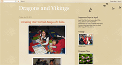 Desktop Screenshot of dragonsandvikings.blogspot.com