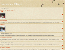 Tablet Screenshot of dragonsandvikings.blogspot.com