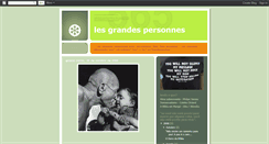 Desktop Screenshot of lesgrandespersonnes.blogspot.com