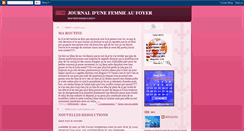 Desktop Screenshot of moifemmeaufoyer.blogspot.com