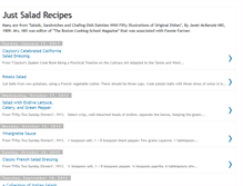 Tablet Screenshot of justsaladrecipes.blogspot.com