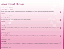 Tablet Screenshot of cancerthroughmyeyes.blogspot.com