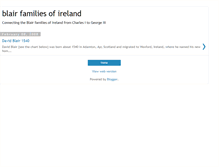 Tablet Screenshot of blairfamiliesofireland.blogspot.com