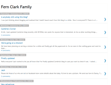 Tablet Screenshot of fernclarkfamily.blogspot.com