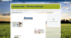 Desktop Screenshot of amwayproductsinindia.blogspot.com