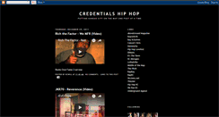 Desktop Screenshot of credentialshiphop.blogspot.com