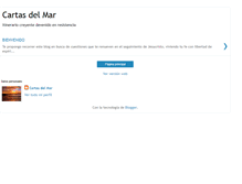 Tablet Screenshot of cartasdelmar.blogspot.com