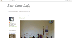 Desktop Screenshot of dearlittlelady.blogspot.com