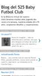 Mobile Screenshot of 525babyfutbolclub.blogspot.com