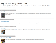 Tablet Screenshot of 525babyfutbolclub.blogspot.com