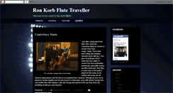 Desktop Screenshot of flutetraveller.blogspot.com