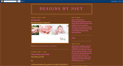 Desktop Screenshot of designsbyjoey.blogspot.com