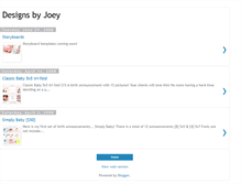 Tablet Screenshot of designsbyjoey.blogspot.com