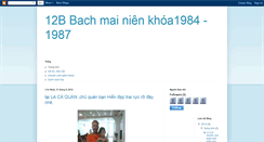 Desktop Screenshot of 12bbachmai.blogspot.com