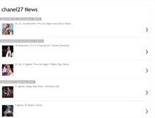 Tablet Screenshot of chanel27notizie.blogspot.com