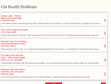 Tablet Screenshot of catshealthproblems.blogspot.com