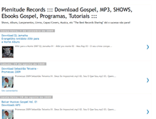 Tablet Screenshot of plenituderecords.blogspot.com