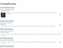 Tablet Screenshot of franklyfeminist.blogspot.com