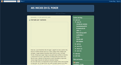 Desktop Screenshot of pokerinicios.blogspot.com
