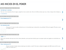 Tablet Screenshot of pokerinicios.blogspot.com