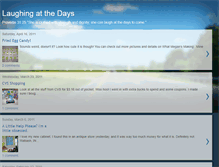 Tablet Screenshot of laughingatthedays31.blogspot.com