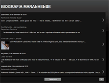 Tablet Screenshot of biografiamaranhense.blogspot.com