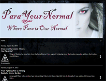 Tablet Screenshot of parayournormal.blogspot.com