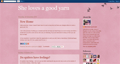 Desktop Screenshot of lovesagoodyarn.blogspot.com