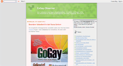 Desktop Screenshot of exgay-observer.blogspot.com