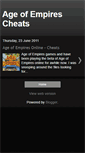 Mobile Screenshot of aoecheats.blogspot.com