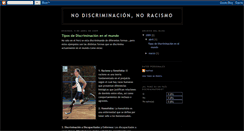 Desktop Screenshot of discriminacion-racismo.blogspot.com