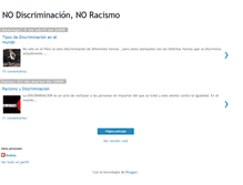 Tablet Screenshot of discriminacion-racismo.blogspot.com