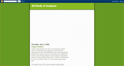 Desktop Screenshot of oxygen-analyzers.blogspot.com