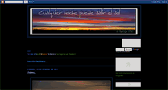 Desktop Screenshot of cualquiernochesalelsol.blogspot.com