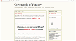 Desktop Screenshot of cornucopiafantasy.blogspot.com